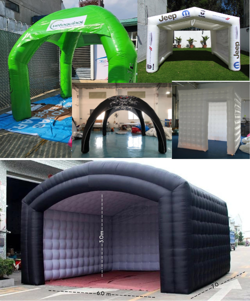 Carpas inflables con motor